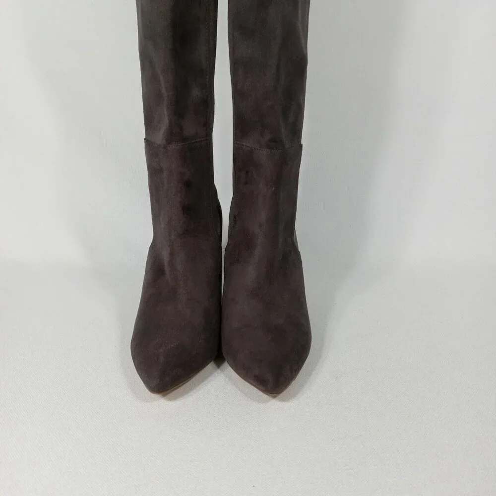 STEVE MADDEN 'Everley' Over The Knee Boot In Gray Womens Size 9 M